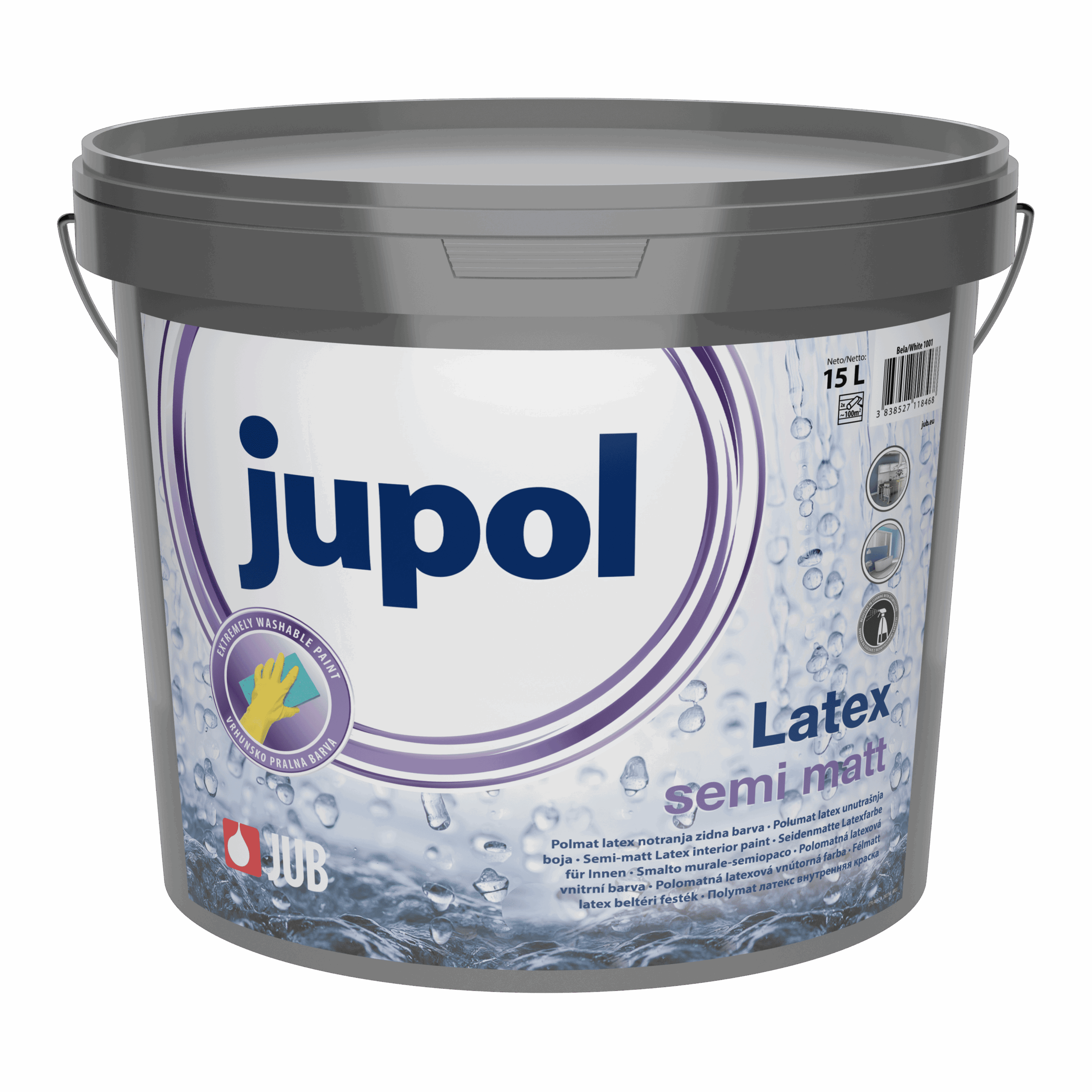 JUPOL Latex semi matt 15L